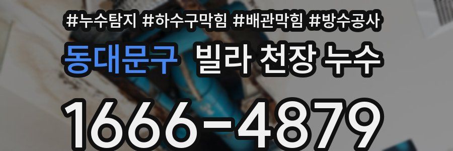 동대문구 빌라 천장 누수