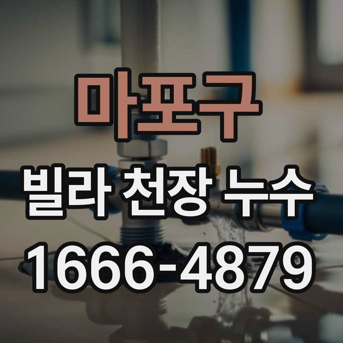 마포구 빌라 천장 누수