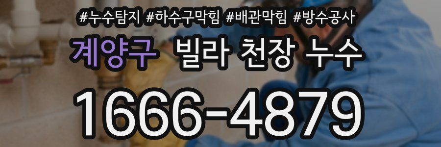 계양구 빌라 천장 누수
