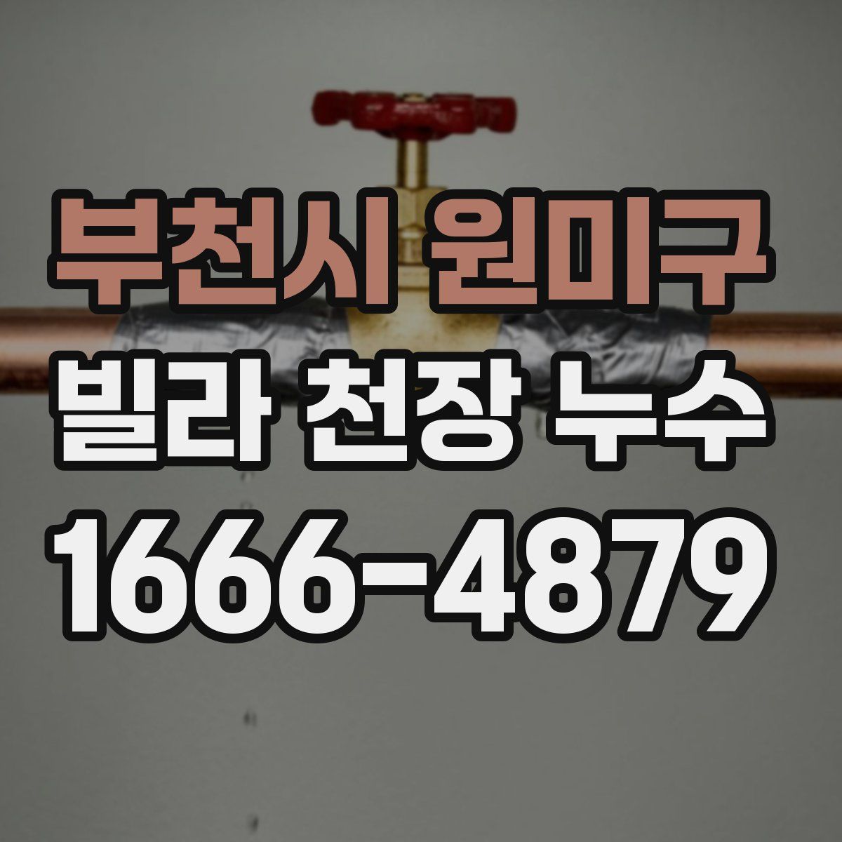 부천시 원미구 빌라 천장 누수