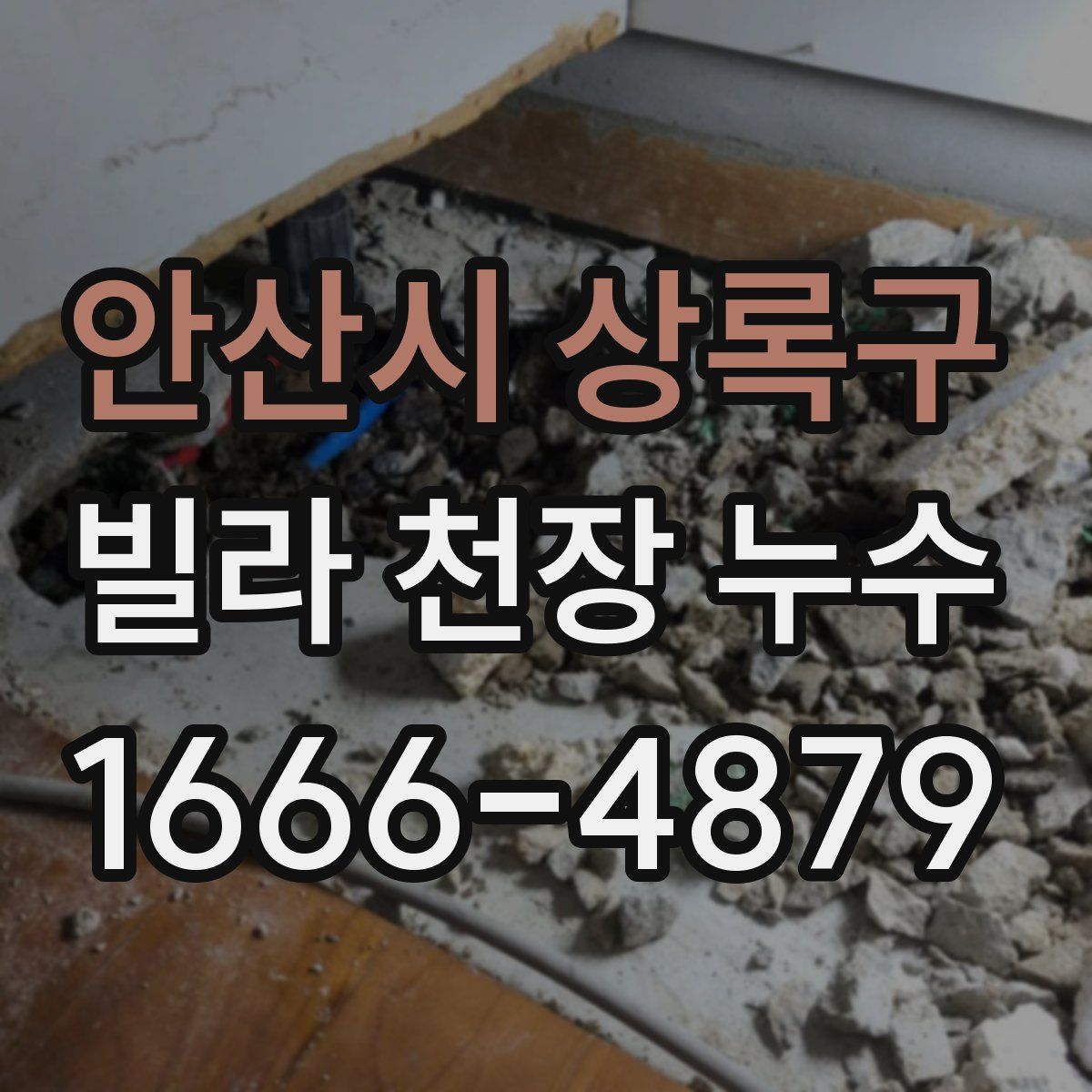 안산시 상록구 빌라 천장 누수