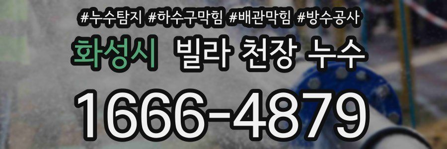 화성시 빌라 천장 누수