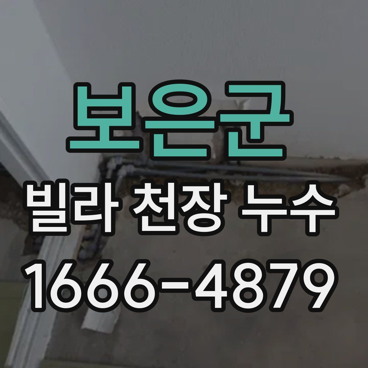 보은군 빌라 천장 누수