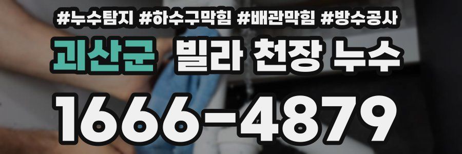괴산군 빌라 천장 누수