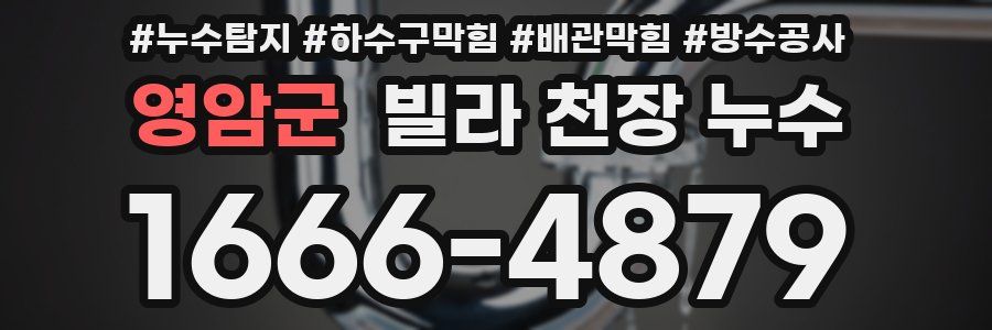 영암군 빌라 천장 누수