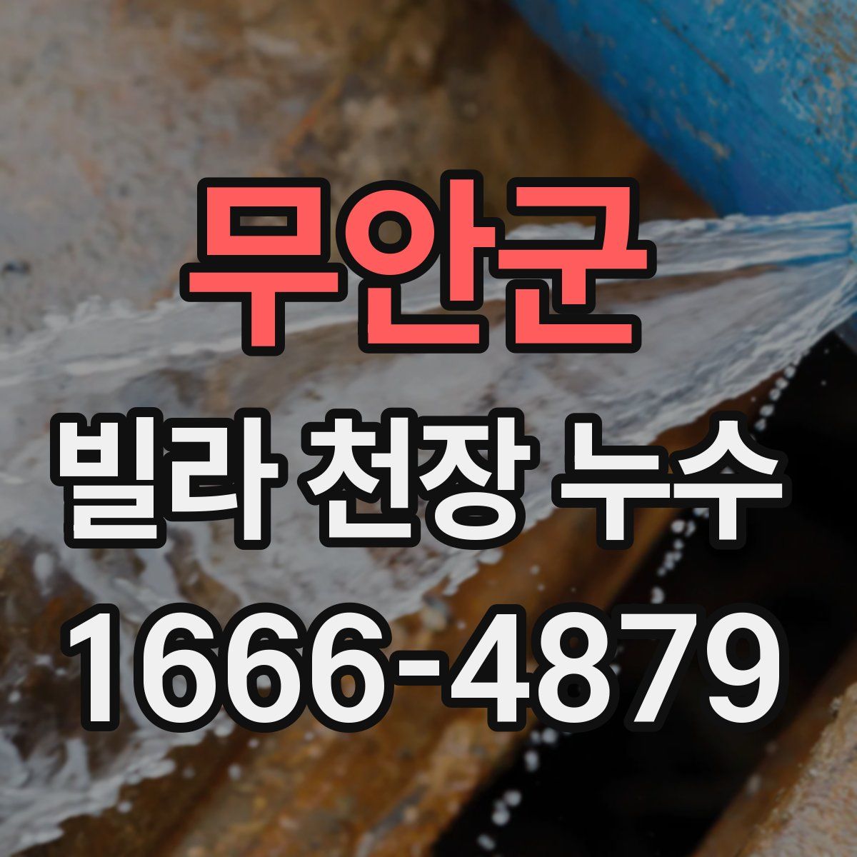 무안군 빌라 천장 누수