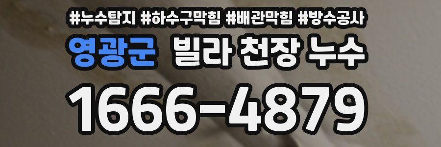 영광군 빌라 천장 누수