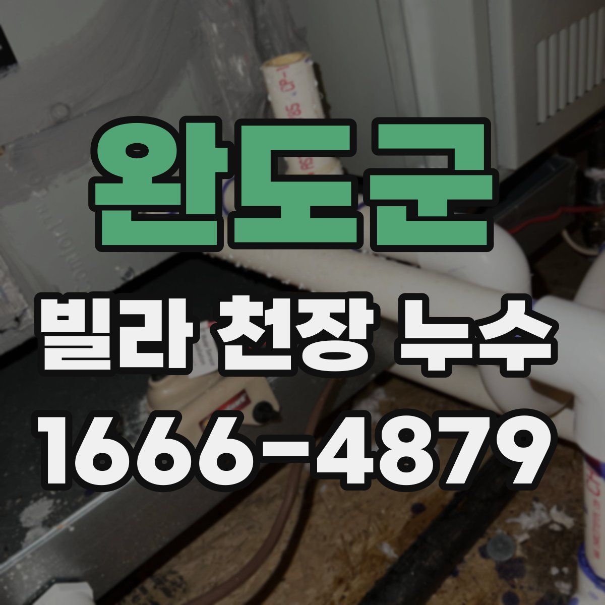 완도군 빌라 천장 누수