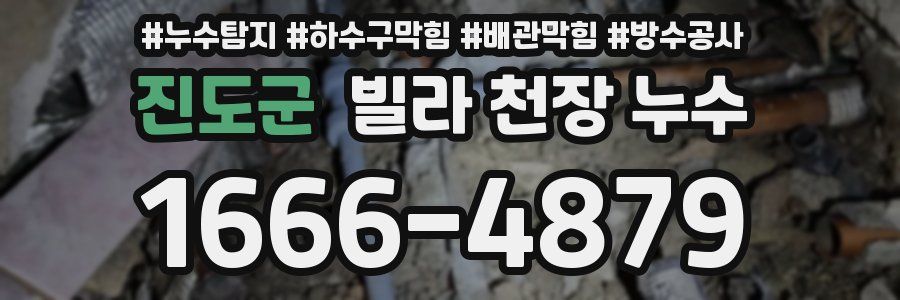 진도군 빌라 천장 누수
