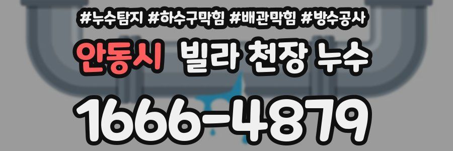 안동시 빌라 천장 누수