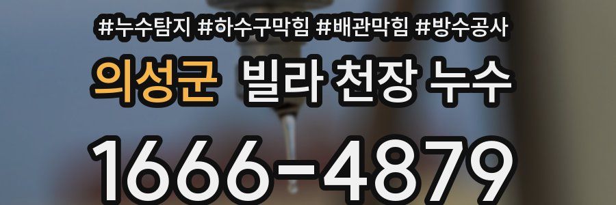 의성군 빌라 천장 누수