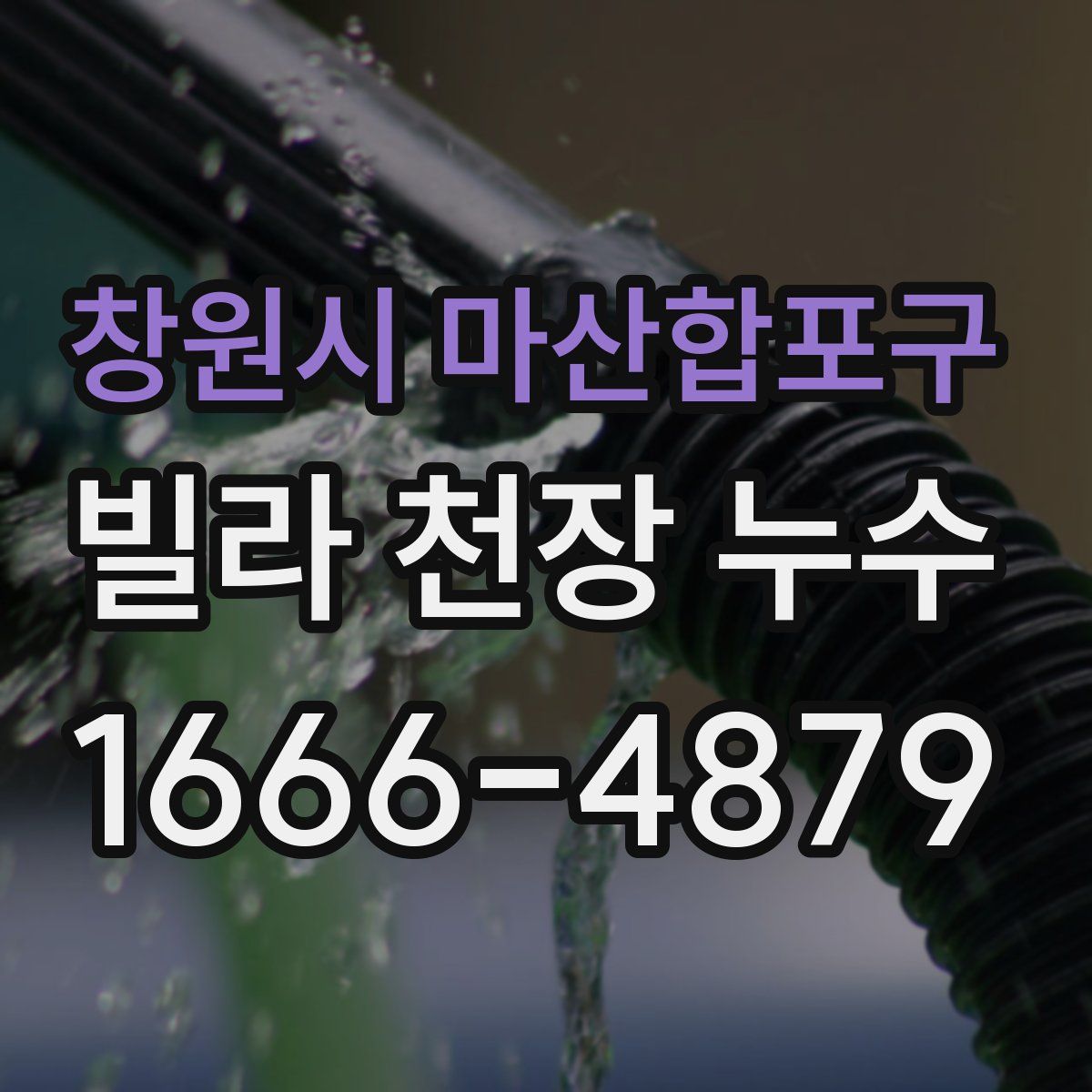 창원시 마산합포구 빌라 천장 누수