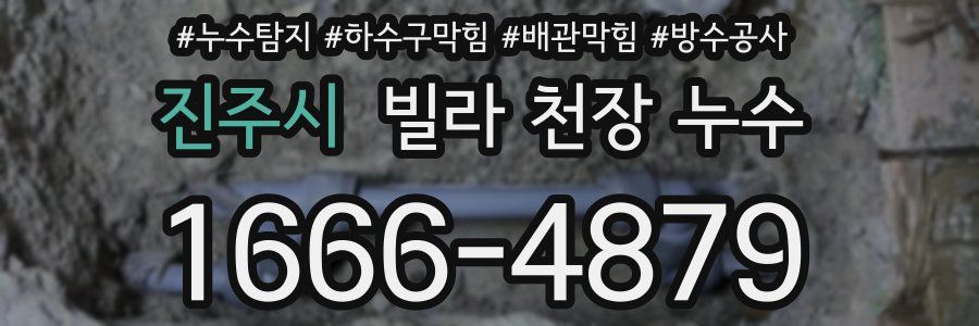 진주시 빌라 천장 누수