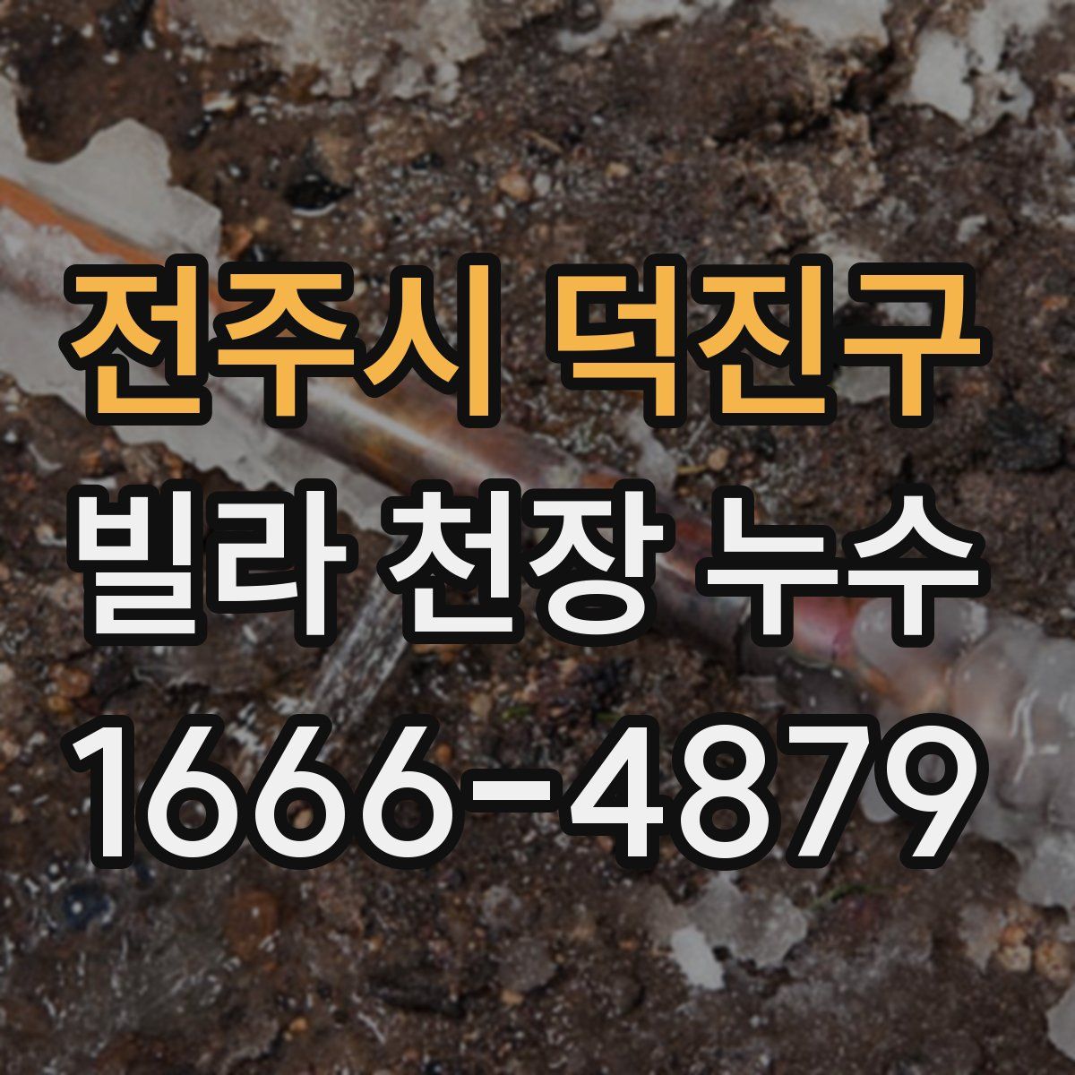 전주시 덕진구 빌라 천장 누수
