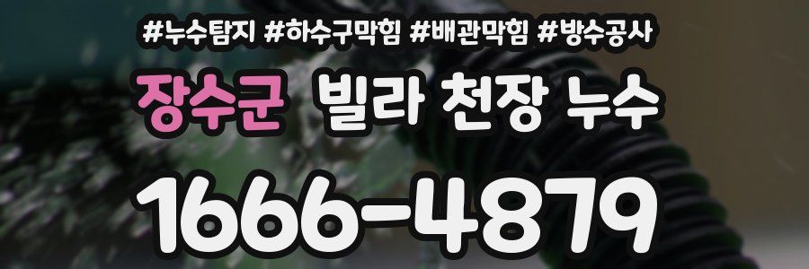 장수군 빌라 천장 누수