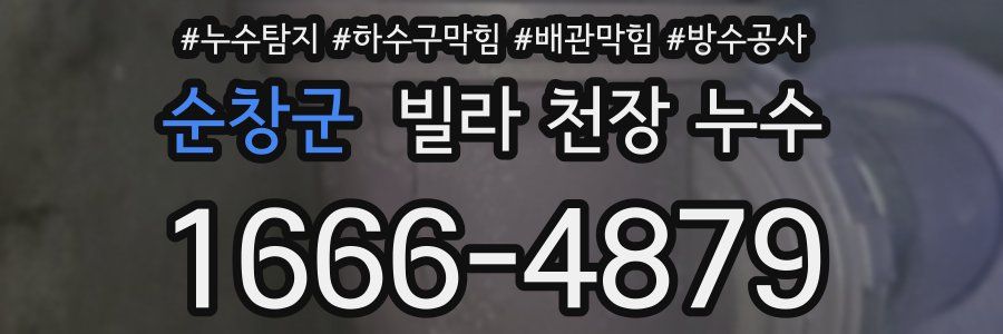 순창군 빌라 천장 누수