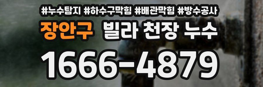 장안구 빌라 천장 누수