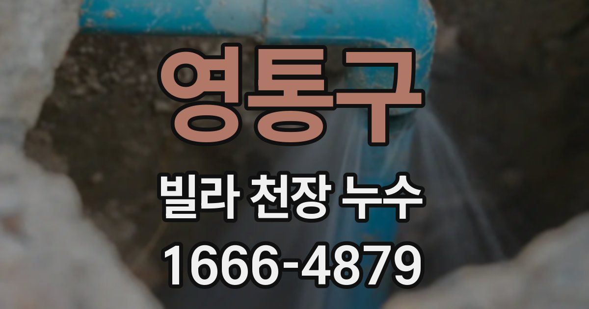 영통구 빌라 천장 누수