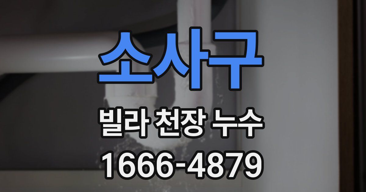 소사구 빌라 천장 누수