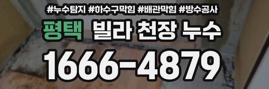 평택 빌라 천장 누수