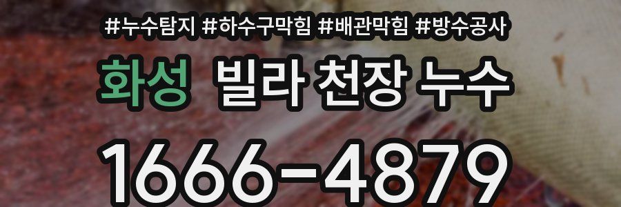 화성 빌라 천장 누수