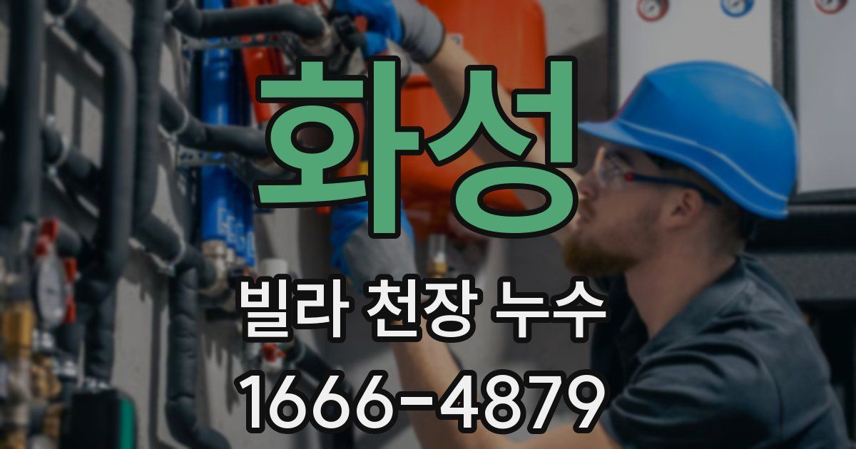 화성 빌라 천장 누수