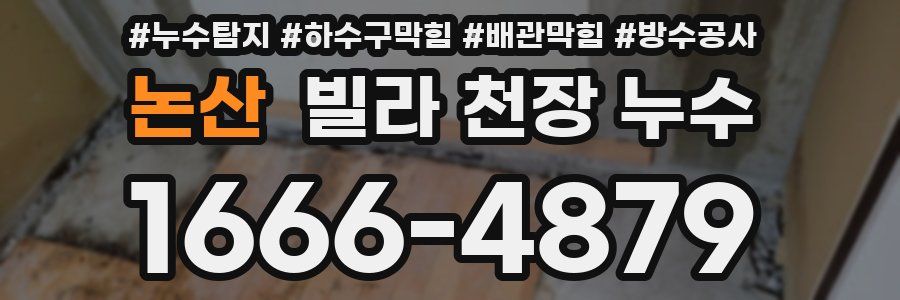 논산 빌라 천장 누수