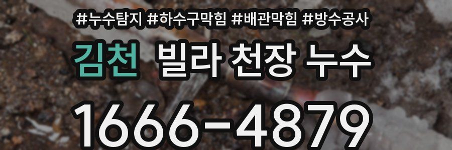 김천 빌라 천장 누수