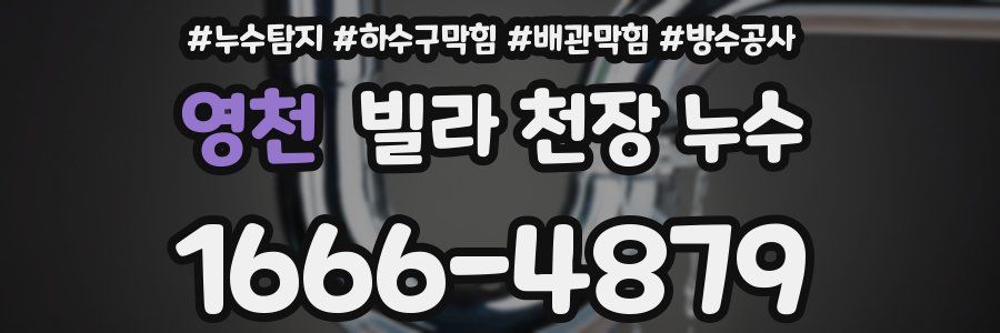 영천 빌라 천장 누수