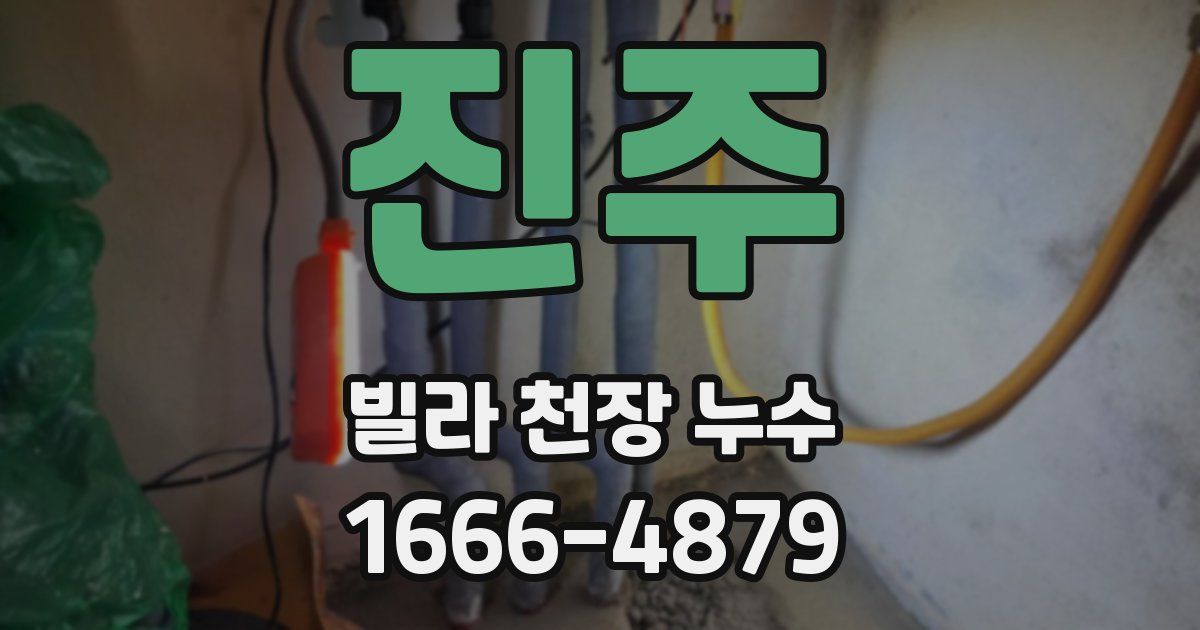 진주 빌라 천장 누수