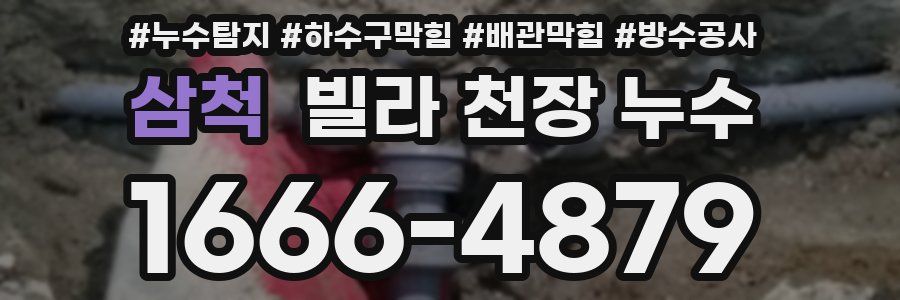 삼척 빌라 천장 누수