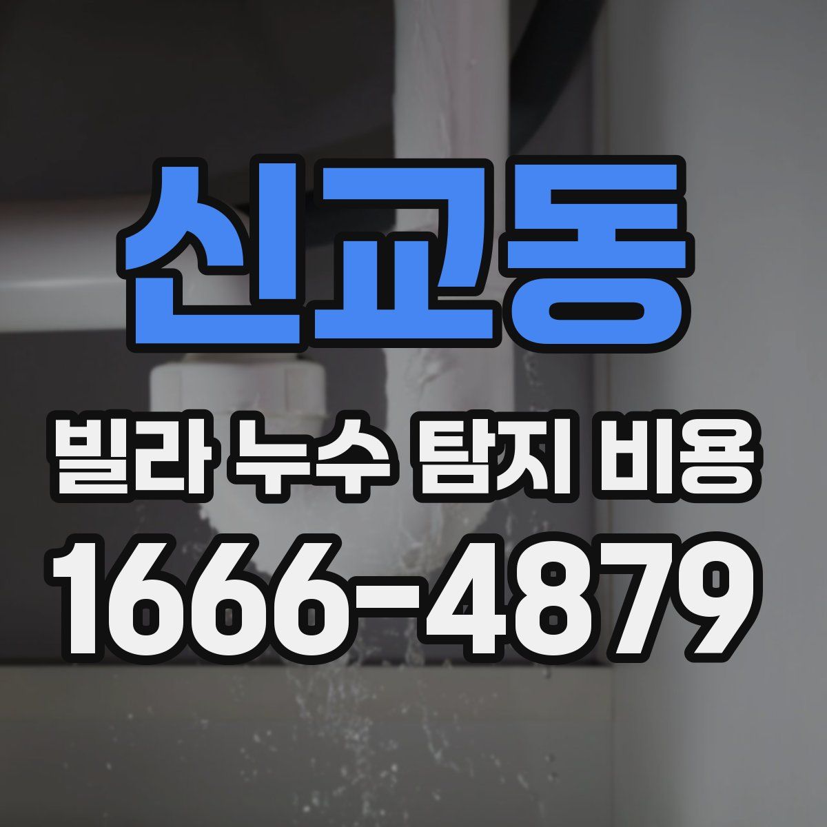 신교동 빌라 누수 탐지 비용