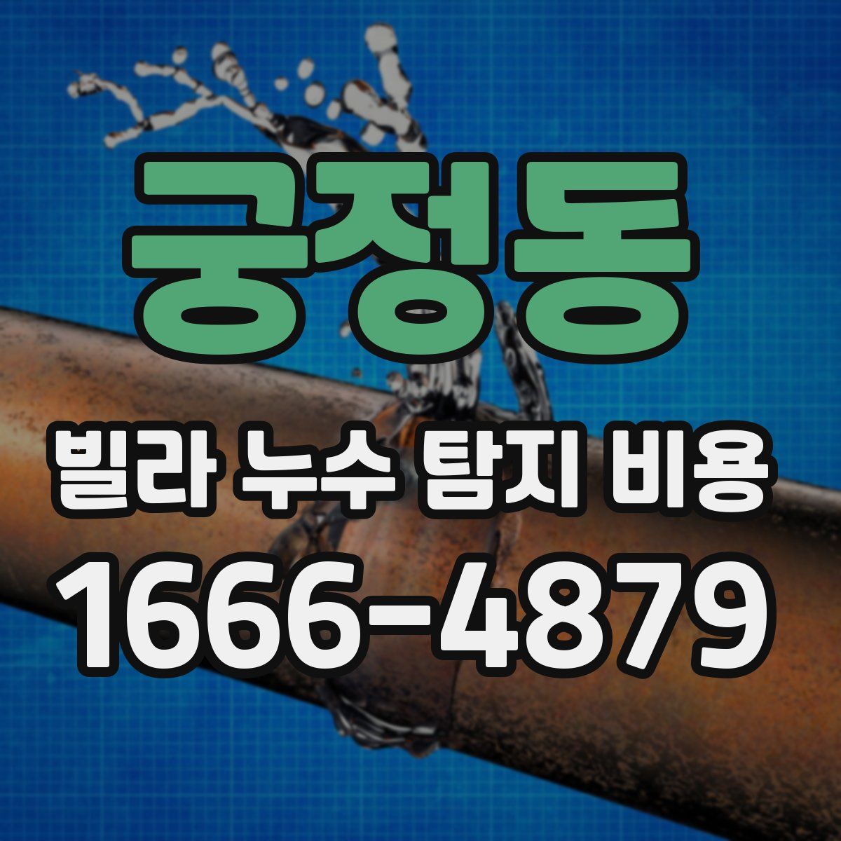 궁정동 빌라 누수 탐지 비용