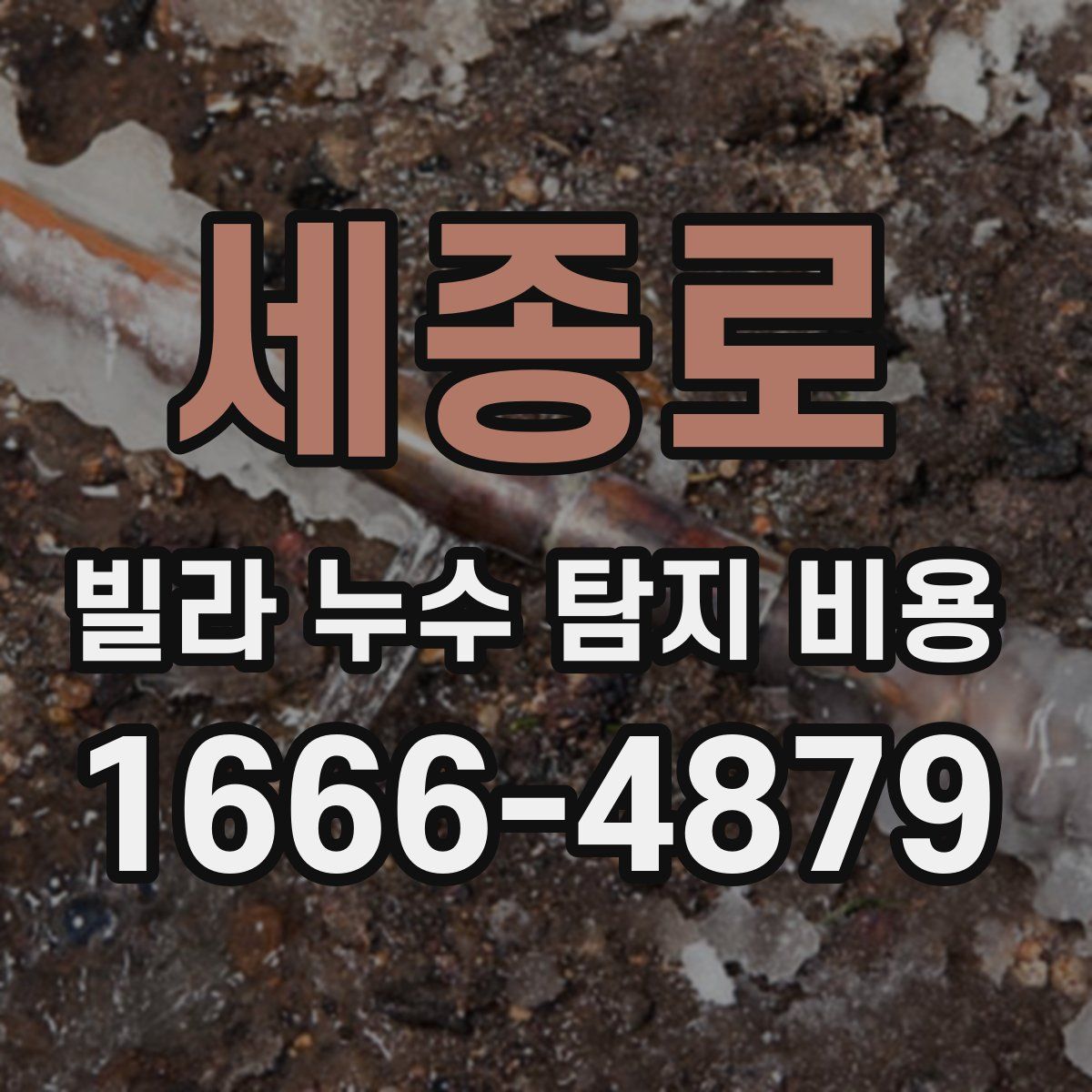 세종로 빌라 누수 탐지 비용