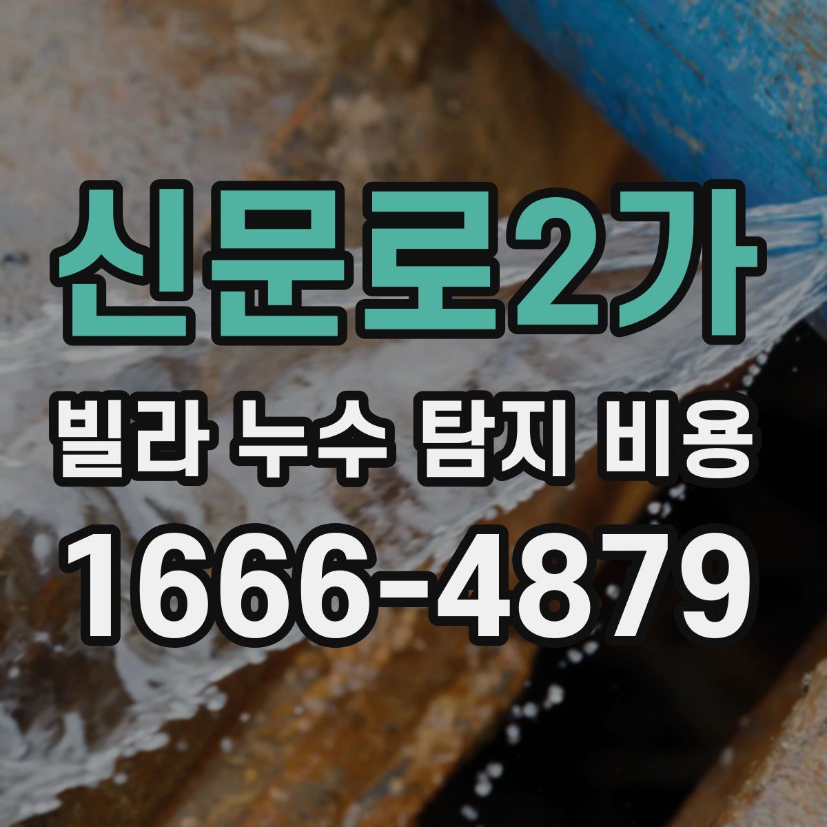 신문로2가 빌라 누수 탐지 비용