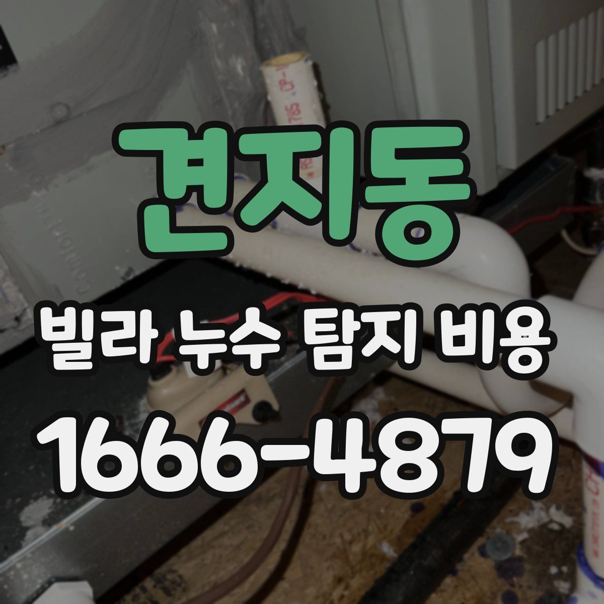 견지동 빌라 누수 탐지 비용