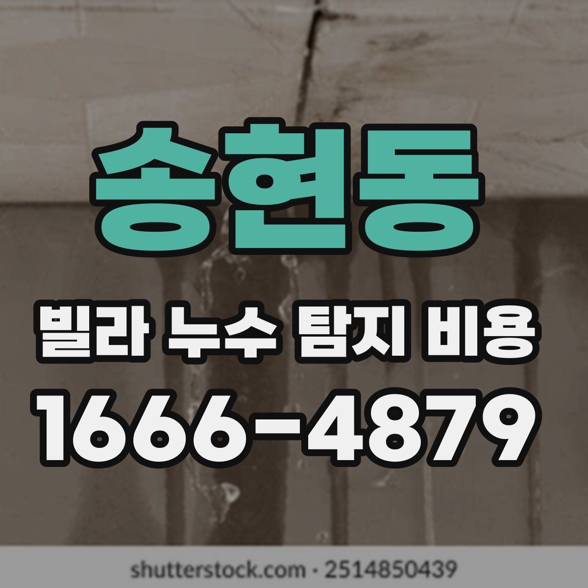 송현동 빌라 누수 탐지 비용