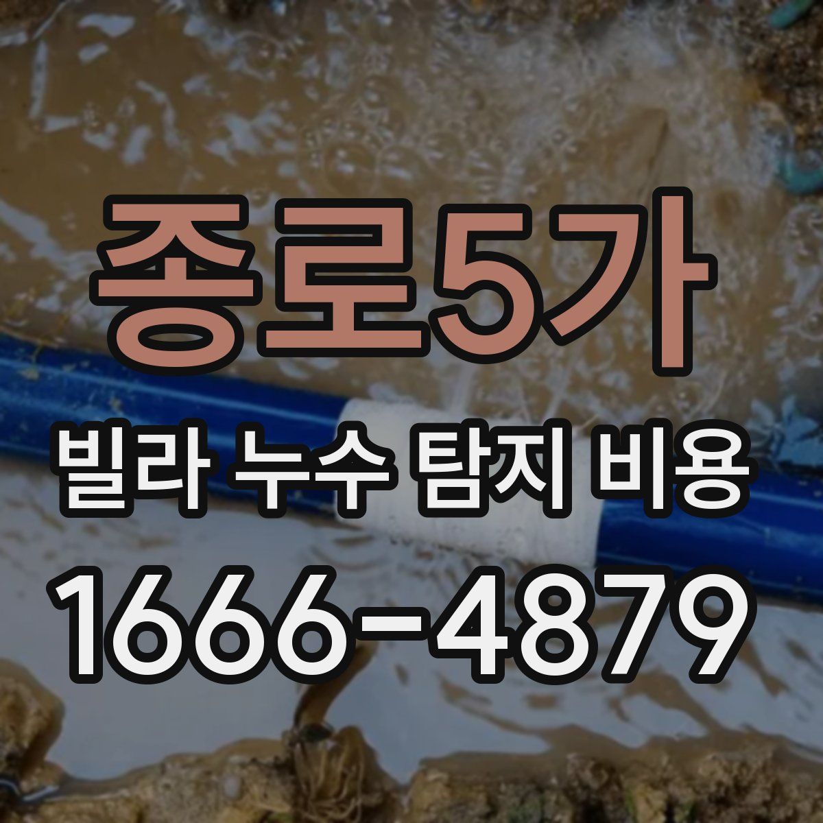 종로5가 빌라 누수 탐지 비용