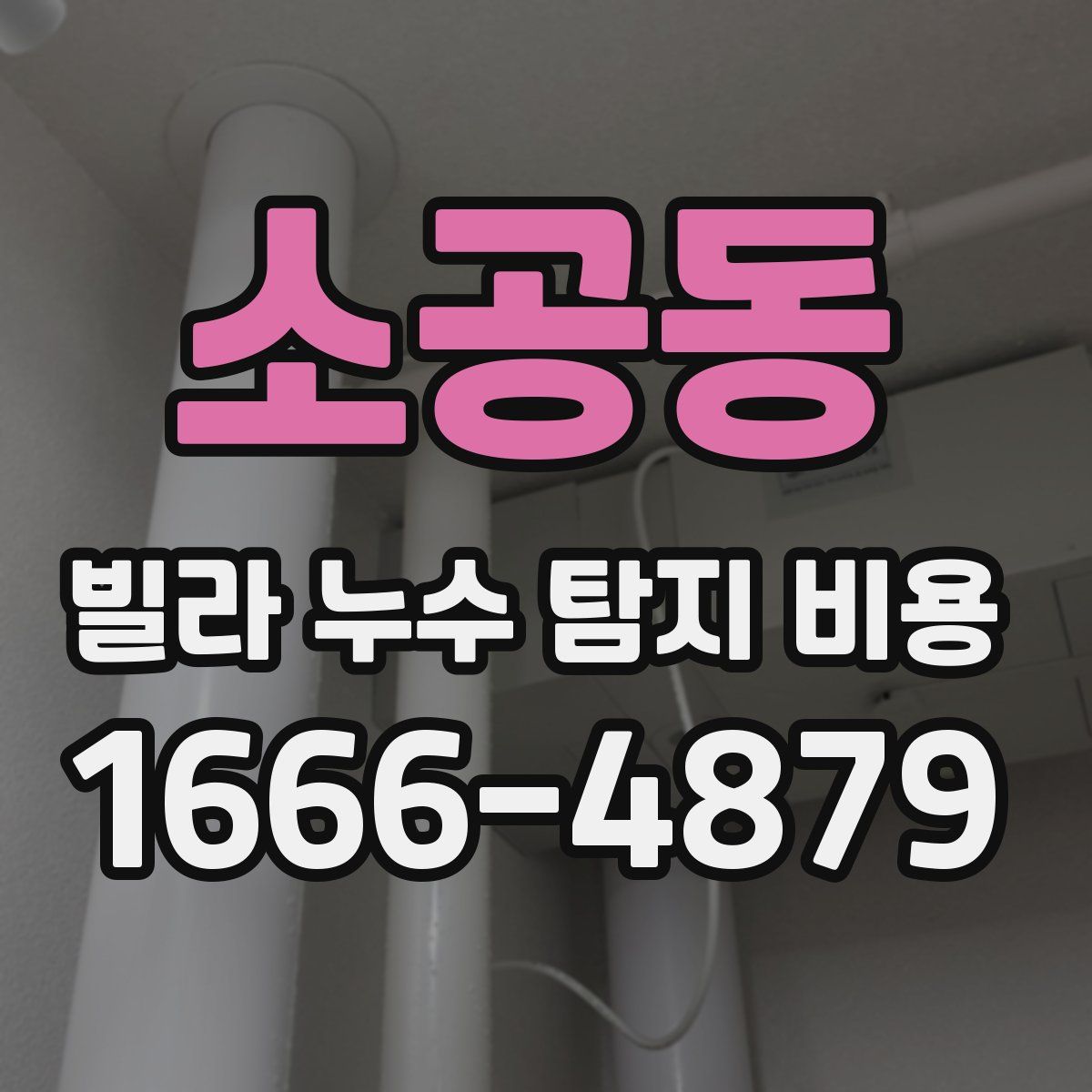 소공동 빌라 누수 탐지 비용