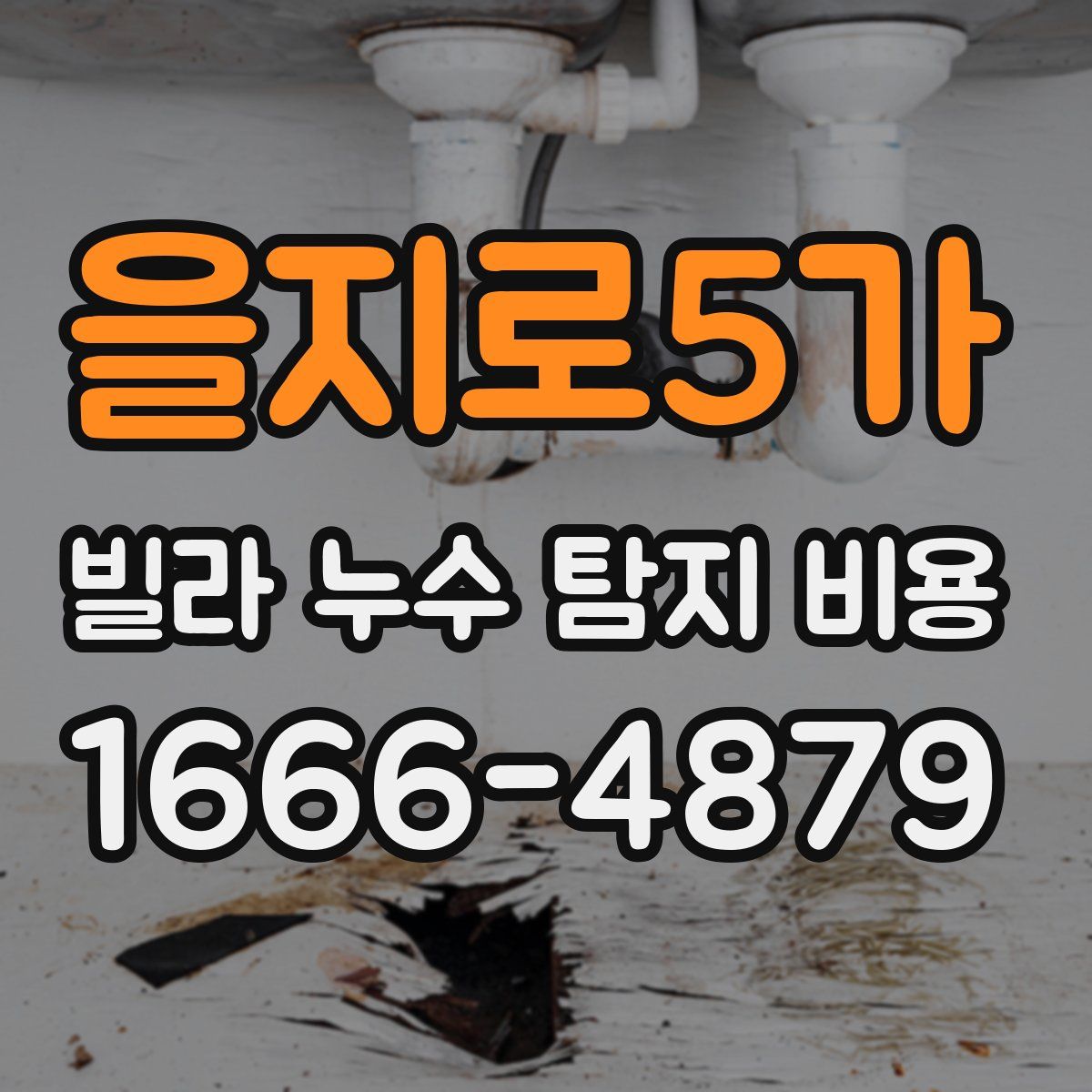 을지로5가 빌라 누수 탐지 비용