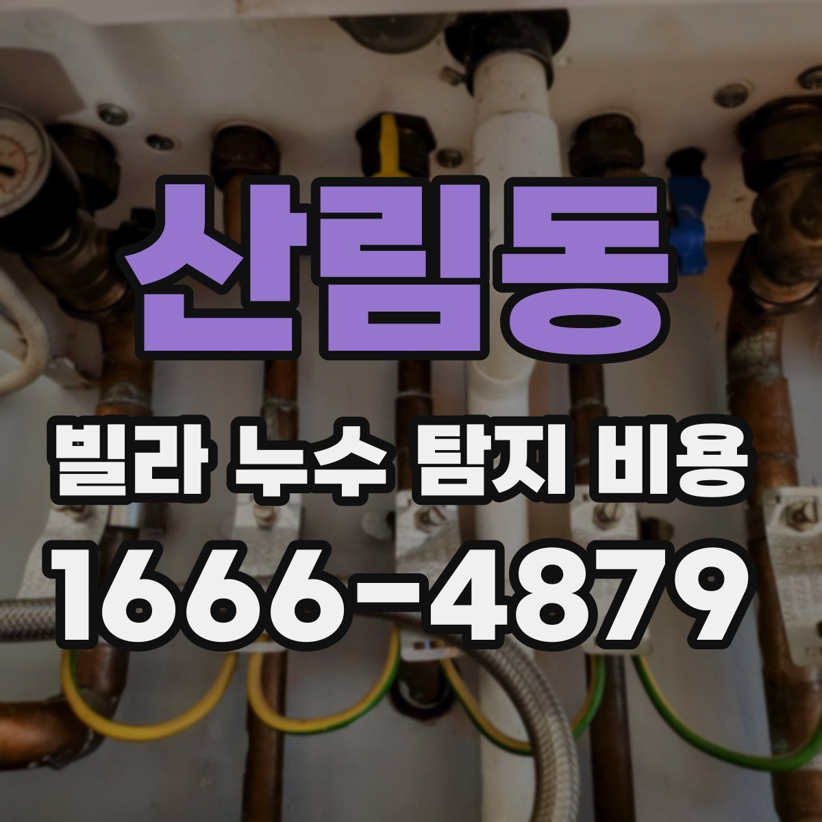 산림동 빌라 누수 탐지 비용