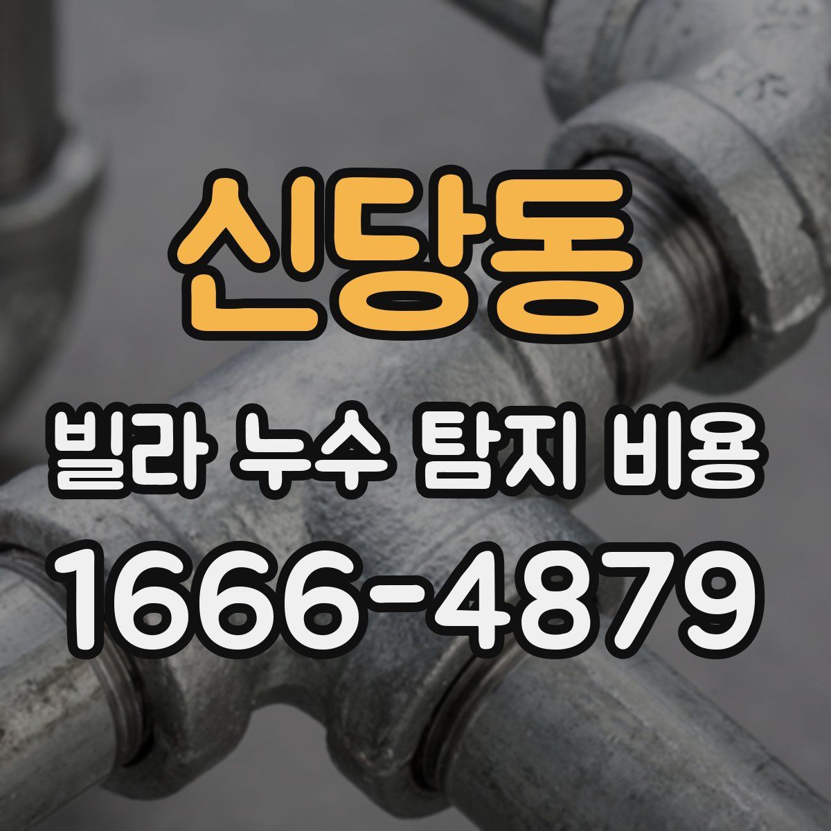 신당동 빌라 누수 탐지 비용