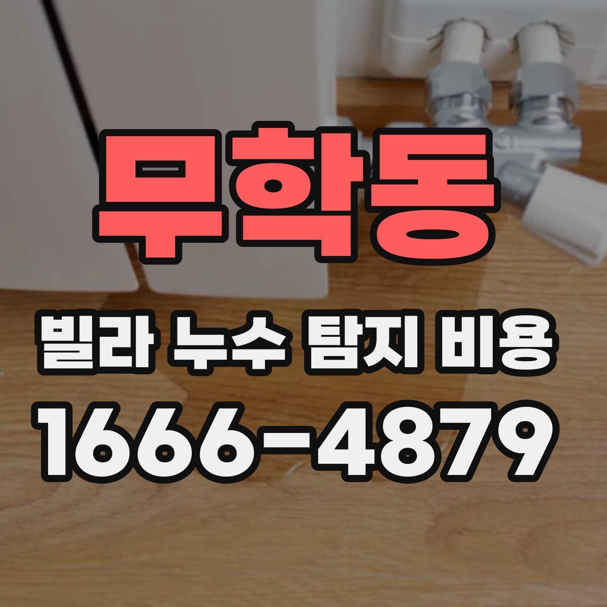 무학동 빌라 누수 탐지 비용