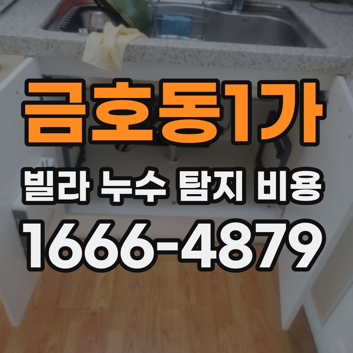금호동1가 빌라 누수 탐지 비용