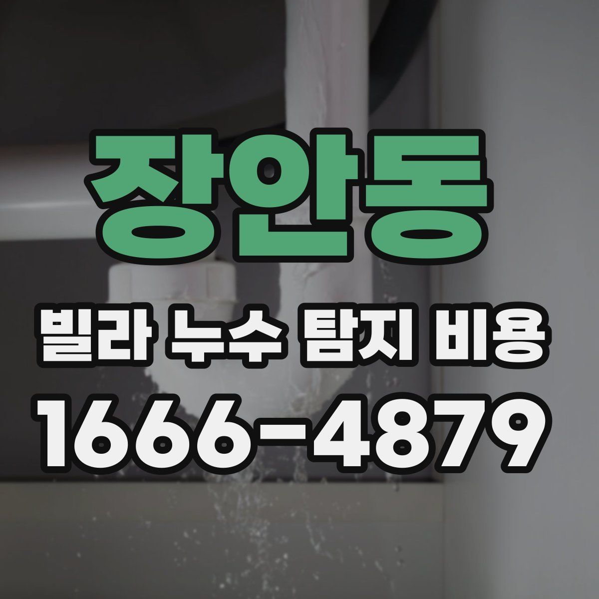 장안동 빌라 누수 탐지 비용