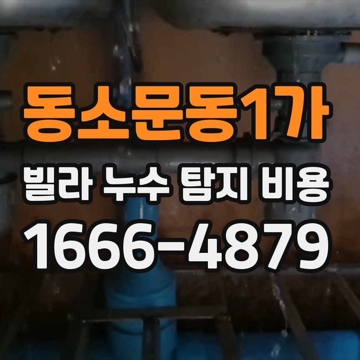 동소문동1가 빌라 누수 탐지 비용