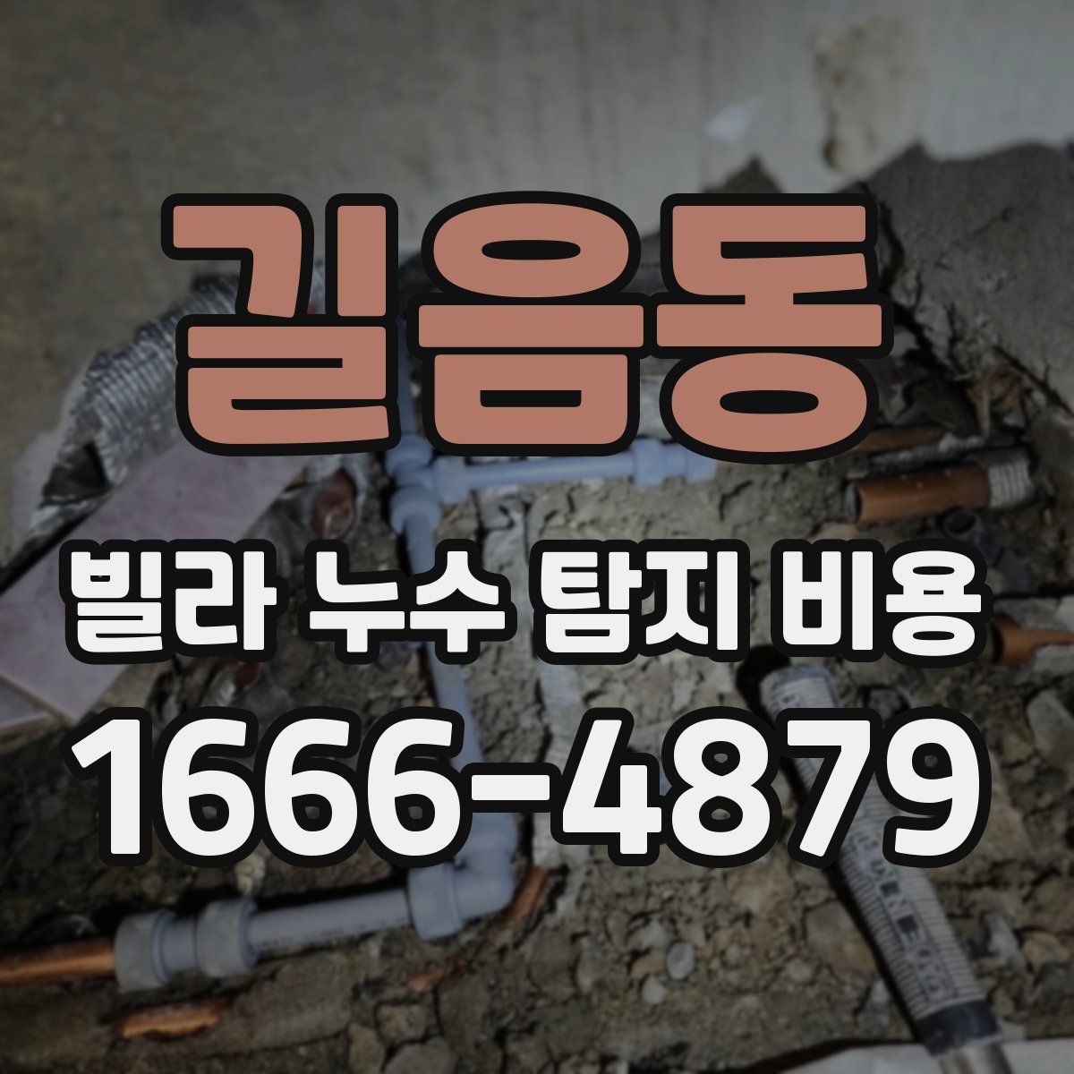 길음동 빌라 누수 탐지 비용