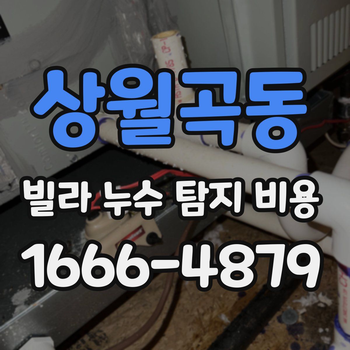 상월곡동 빌라 누수 탐지 비용