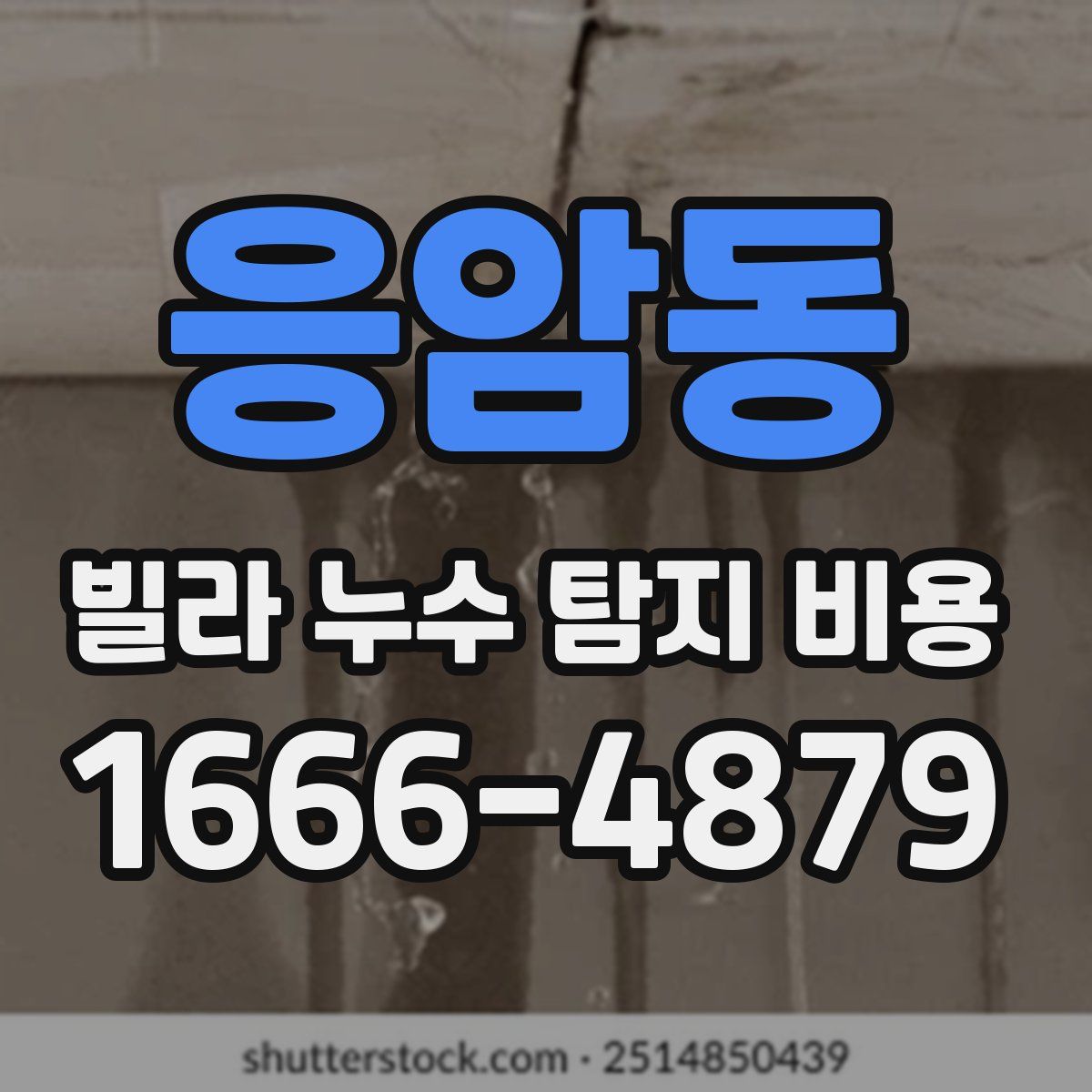 응암동 빌라 누수 탐지 비용