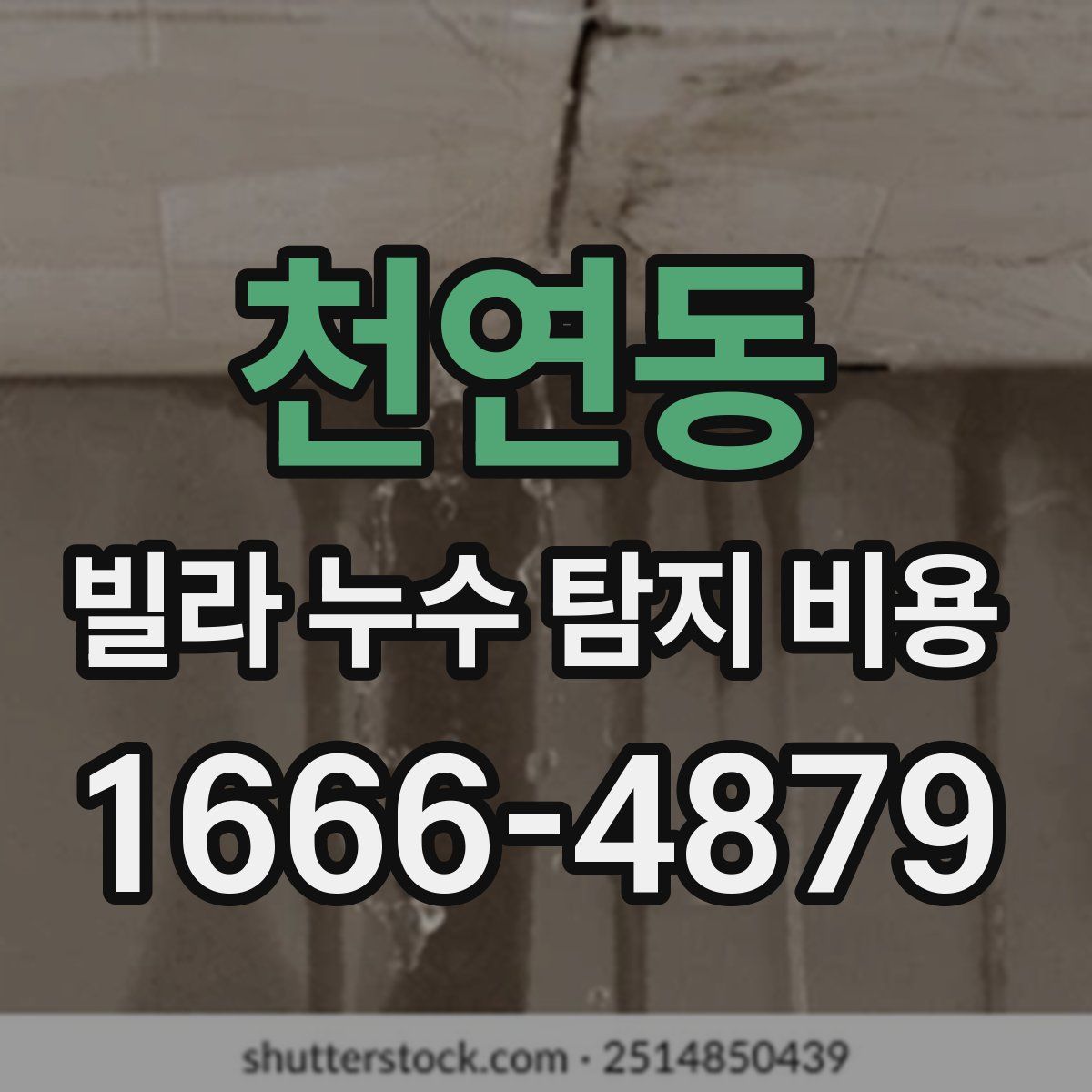 천연동 빌라 누수 탐지 비용